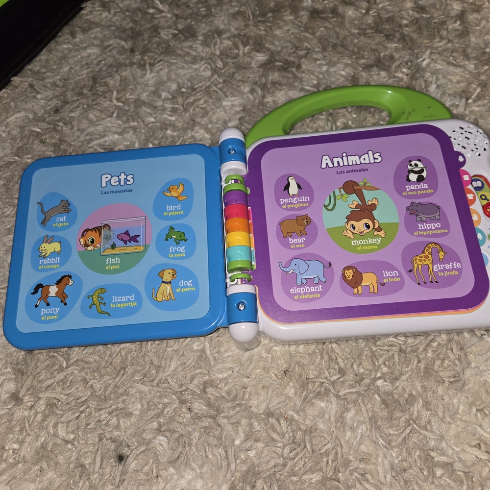 Colorful Animal Learning Book with Sound